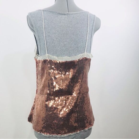 Intimately Free People Rose Gold Sequin Party Tank - Picture 3 of 11